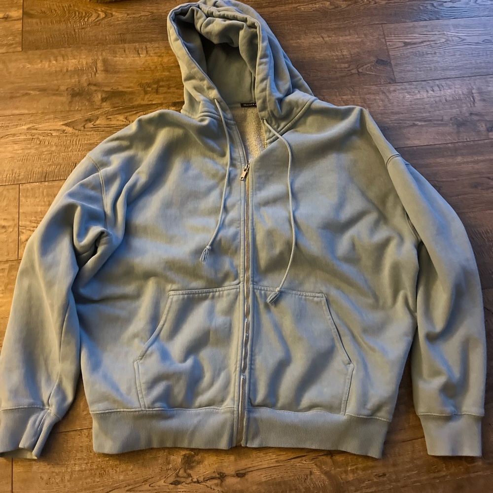 Oversized brandy zip up
